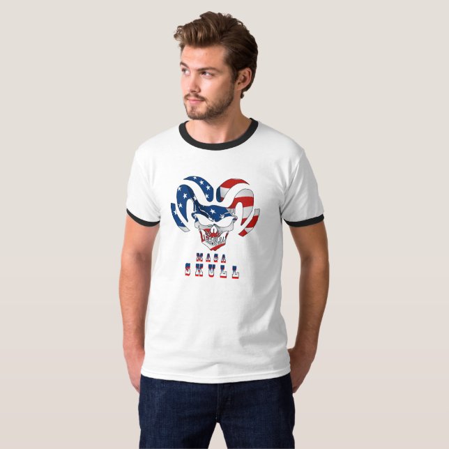 Camiseta Ultra Maga Skull | Dedo masculino (Frente Completa)