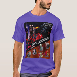 Camiseta Ultraman ao Vivo 2025 Ultra Kaiju