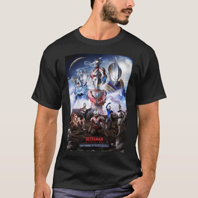Camiseta Ultraman Youtube Global Visual 2 Milhões Celebrati (Frente)