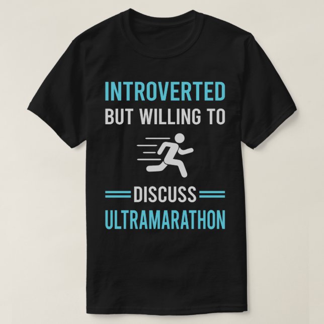 Camiseta Ultramarathon Ultra Distance em Execução Introduzi (Frente do Design)