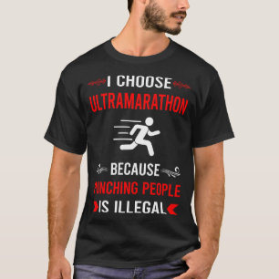 Camiseta Ultramaratona de corrida de longa distância