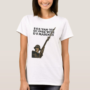 Camiseta Ultrapasse com fuzileiros navais dos E.U. -- WWI