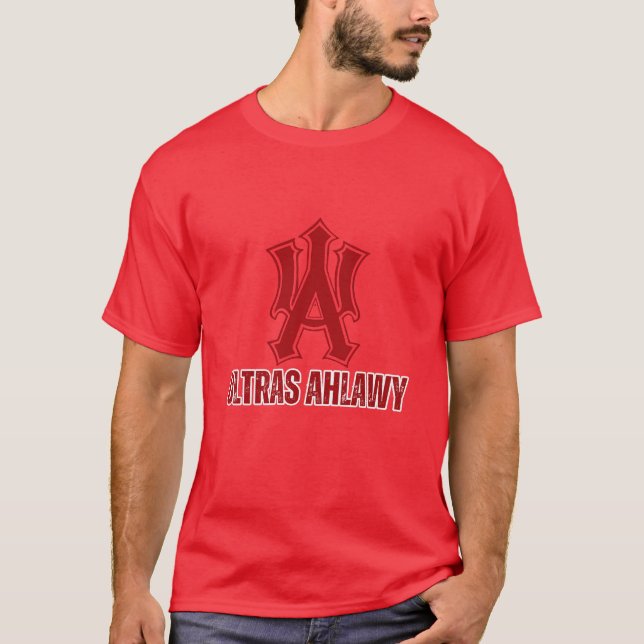 Camiseta ULTRAS AHLAWY Al Ahly Futebol Club Fã Egípcio (Frente)