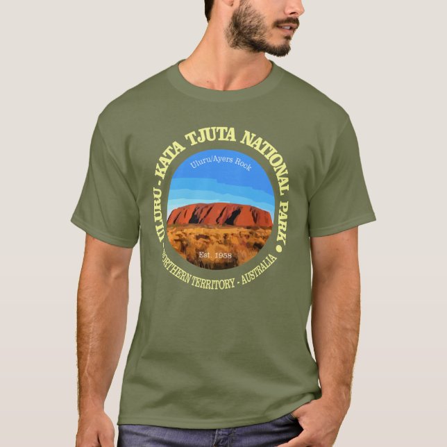 Camiseta Uluru - Parque Nacional de Kata Tjuta (Frente)
