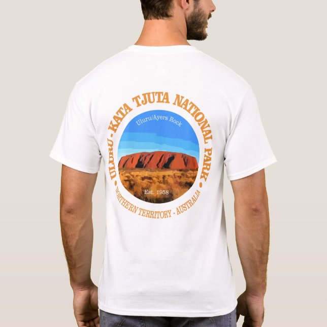 Camiseta Uluru - Parque Nacional de Kata Tjuta (Verso)
