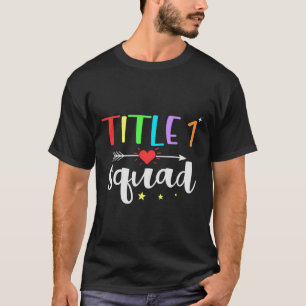 Camiseta Um 1 Esquadrão De Professores Engraçado De Volta À