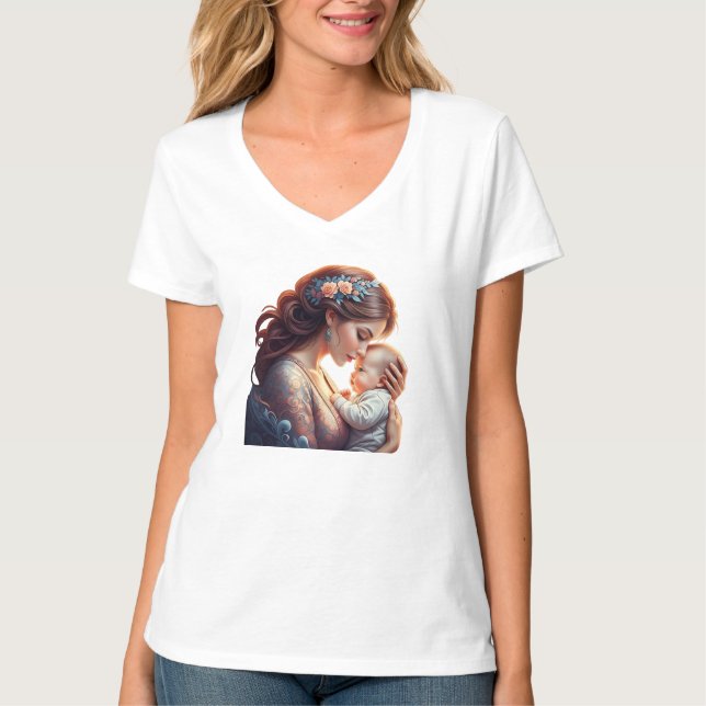 Camiseta Um Abraço da Mãe (Frente)