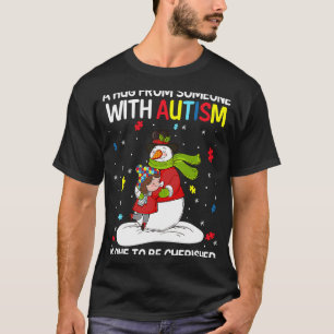 Camiseta Um Abraço de Alguém com Autismo é Um a ser guardad