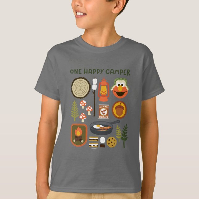 Camiseta Um Acampante Feliz (Frente)