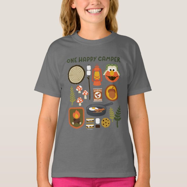 Camiseta Um Acampante Feliz (Frente)