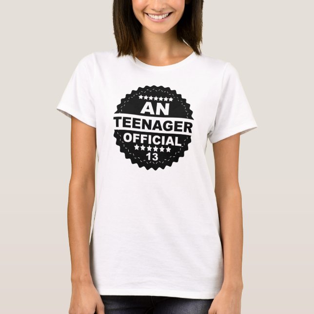 CAMISETA UM ADOLESCENTE 13 DE ANIVERSÁRIO (Frente)