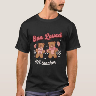 Camiseta Um Adorado Namorados de Professores Kinder 4K Retr