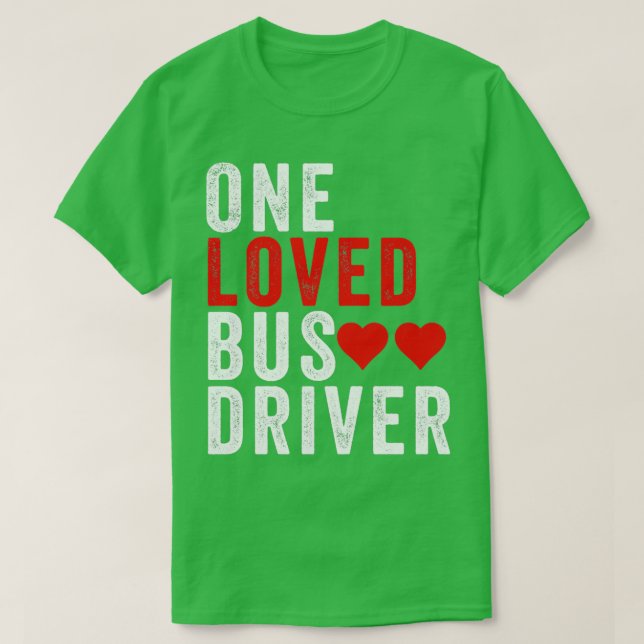 Camiseta Um Adorável Driver De Barramento Incrível Gif (Frente do Design)