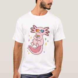 Camiseta Um adorável Orgulho Axolotl