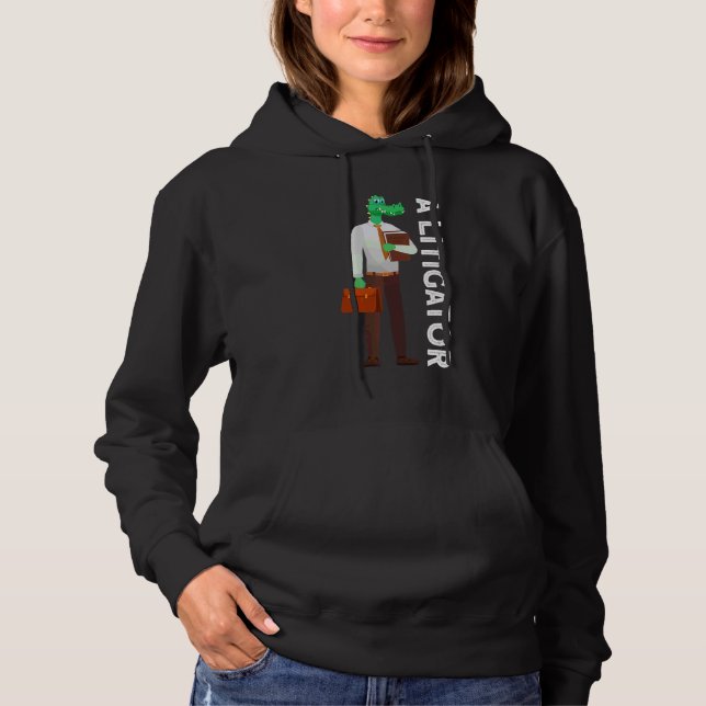 Camiseta Um advogado de alinhamento de litigador (Frente)