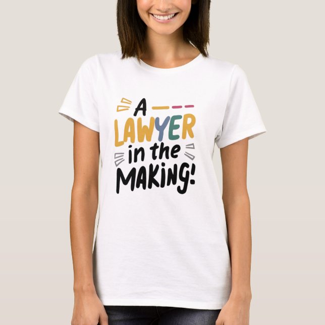 Camiseta Um advogado em formação (Frente)