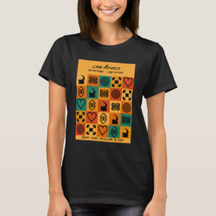 Camiseta Um África – Adinkra – Gana -