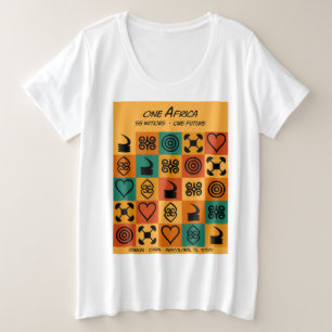Camiseta Um África – Adinkra – Gana -