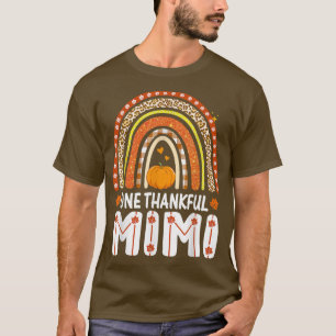 Camiseta Um agradecido Mimi Rainbow Leopard Call Autumn Tha