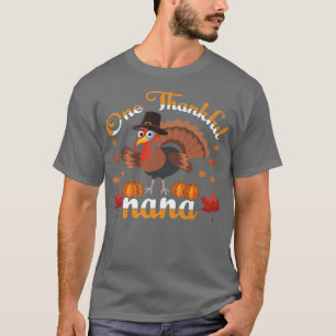 Camiseta Um agradecimento à Nana Turquia com Obrigados de c