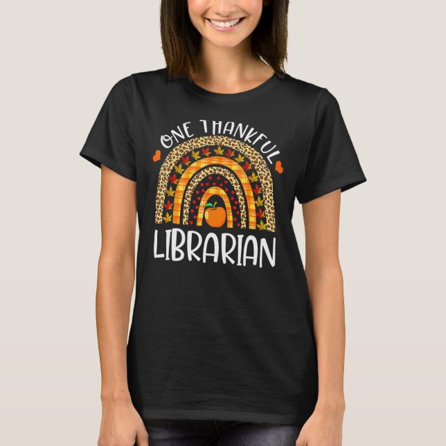 Camiseta Um agradecimento da Bibliotecária do Arco-Íris (Frente)