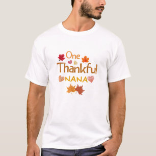 Camiseta um agradecimento da família de dia de ação de graç