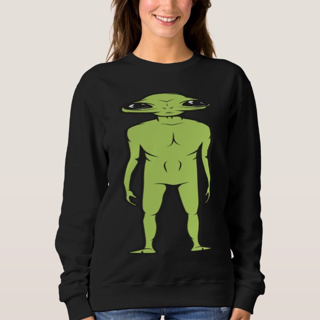 Camiseta Um Alien Simplesmente Parado Ali (Frente)