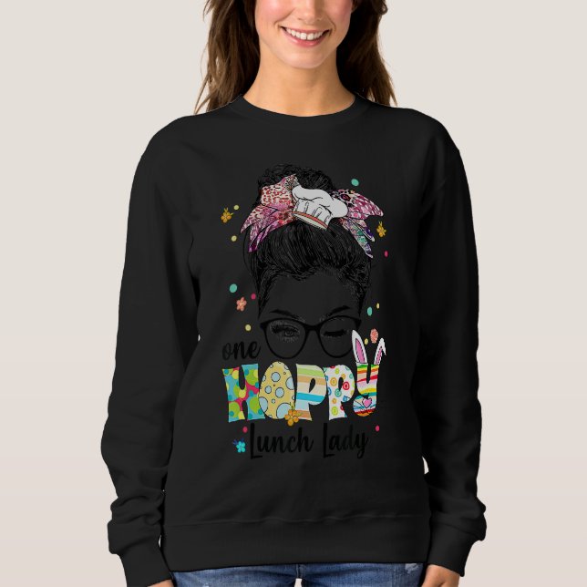 Camiseta Um Almoço de Hoppy, Funcionarios de Páscoa de Lady (Frente)