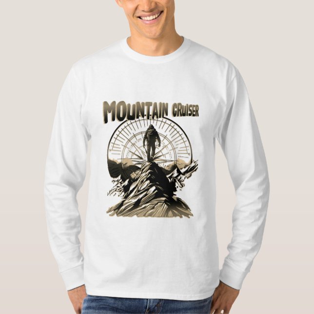 Camiseta Um alpinista (Frente)