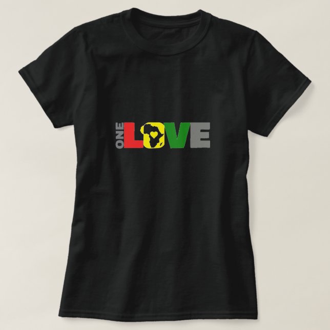 CAMISETA UM AMOR-ÁFRICA (Frente do Design)