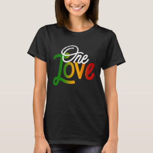 Camiseta Um Amor Coração Rasta Reggae Roots Clothing T Peac