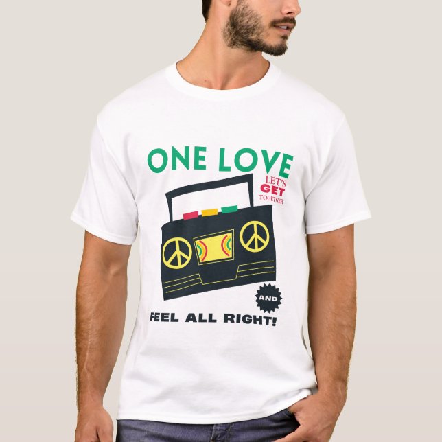 Camiseta Um amor Jamaica (Frente)