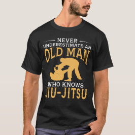 Camiseta Um ancião que conheça Jiu-Jitsu