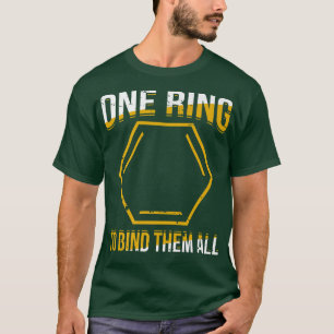 Camiseta Um Anel Para Vinculá-Los A Todos Ciência Da Químic