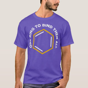 Camiseta Um Anel Para Vinculá-Los A Todos Ciência Da Químic