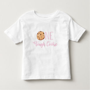 Camiseta Um Aniversário de Biscoito Rosa e Cookie Duro