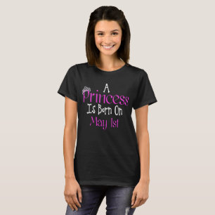 Camiseta Um aniversário engraçado da princesa Ser Nascido