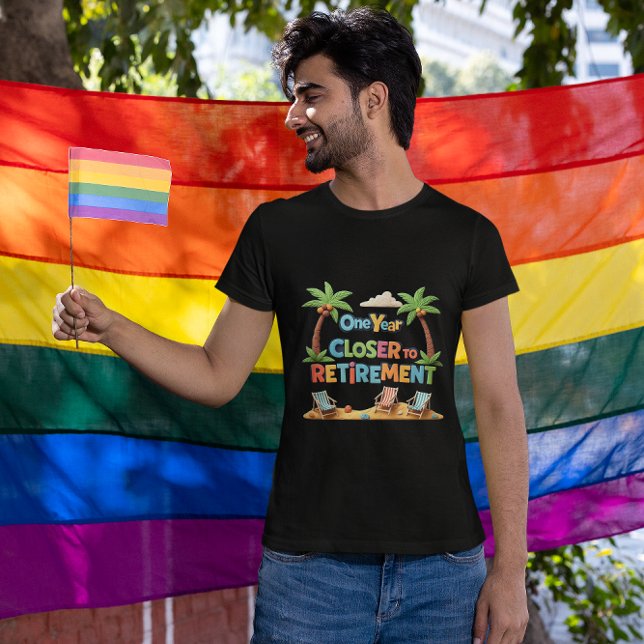 Camiseta Um Ano Mais Próximo dos Mens de Reforma (Criador carregado)