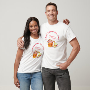 Camiseta Um Ano Novo Bom E Doce! Honey & Apple Shana Tova
