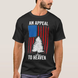 Camiseta um apelo à revolução do céu patriota histórico