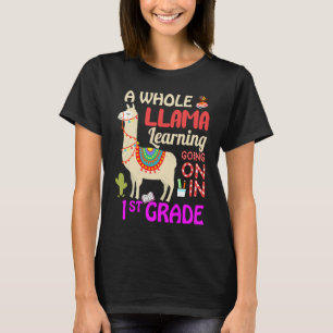 Camiseta Um aprendizado de lhama inteiro acontecendo na vol