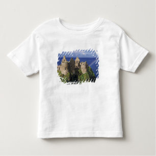 Camiseta Um arco-íris atinge o castelo medieval de Dunluce