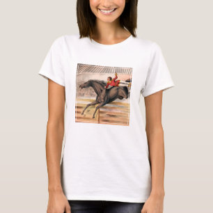 Camiseta Um Artista De Circo A Andar Com Um Cavalo De Salto