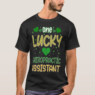 Camiseta Um Assistente Chiroprático Sortudo Saint Patricks