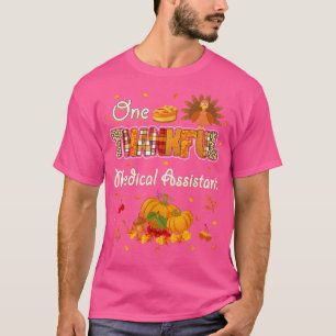 Camiseta Um Assistente Médico Agradável Cai O Outono Graças