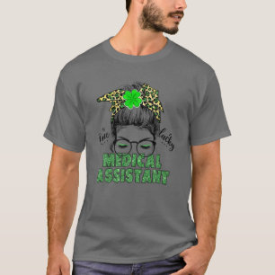 Camiseta Um Assistente Médico Sortudo - Dia de São Patrício