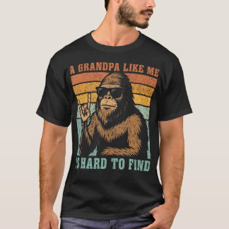 Camiseta Um Avô Como Eu É Difícil De Encontrar Bigfoot Pai