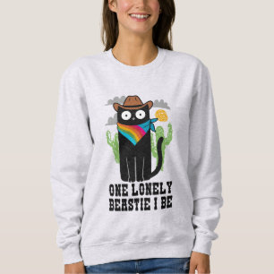 Camiseta Um Beastie Solitário Eu Sou - Gato Caubói