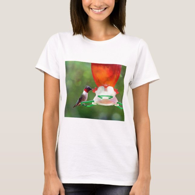 Camiseta Um beija-flor robusto (Frente)