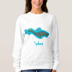 Camiseta Um belo e feliz cartoon de monstro do mar, plesios